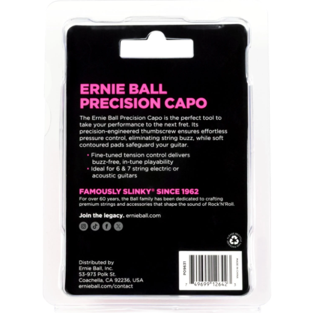 Ernie Ball 9631 Precision Capo Sort